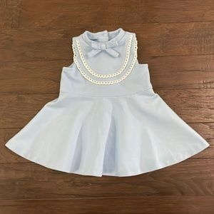 Janie and Jack Blue Dress with Bloomers